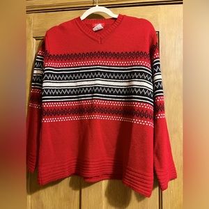 Vintage Women’s Small Ski-Inspired Esprit Sweater